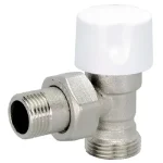 Bianchi radiátorszelep, termosztatikus, sarok, 1/2", külső menetes + csatlakozó 16 Népszerű